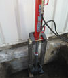 Sheridan foundation with settlement issues being lifted by push piers that were installed by our contractors