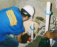 installing a sump pump and backup sump pump system in Edgerton, WY