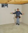 Green River basement insulation covered by EverLast™ wall paneling, with SilverGlo™ insulation underneath
