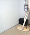 basement wall product and vapor barrier for Gillette wet basements