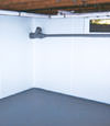 Gillette, WY wet basement wall covering that tucks into a perimeter drainage system